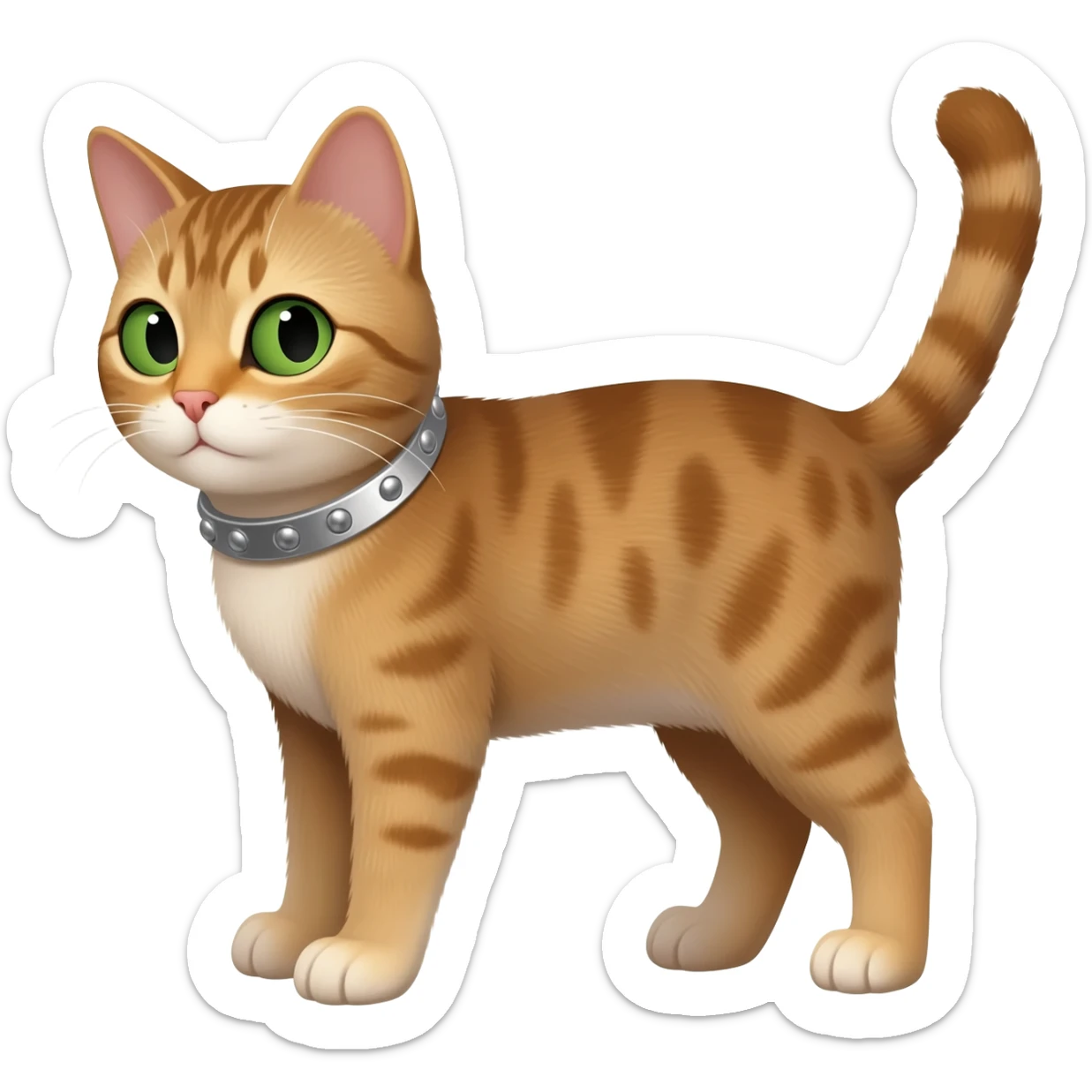 Gatita ojos verdes sticker