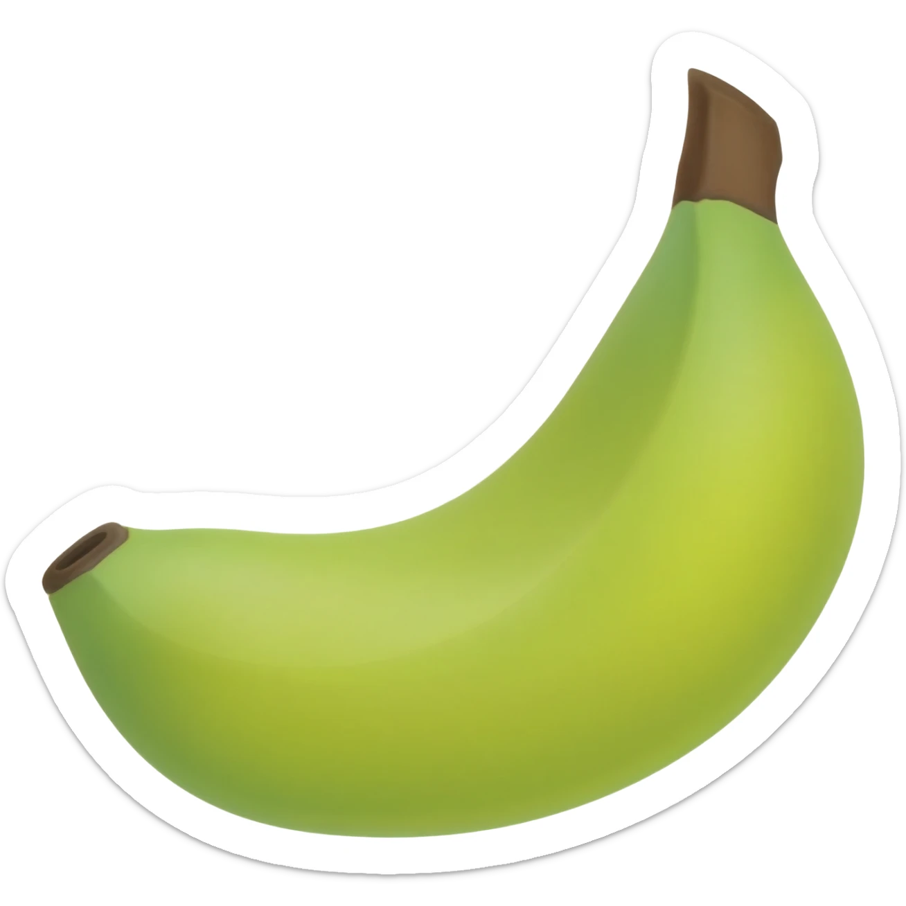 Plátano verde sticker