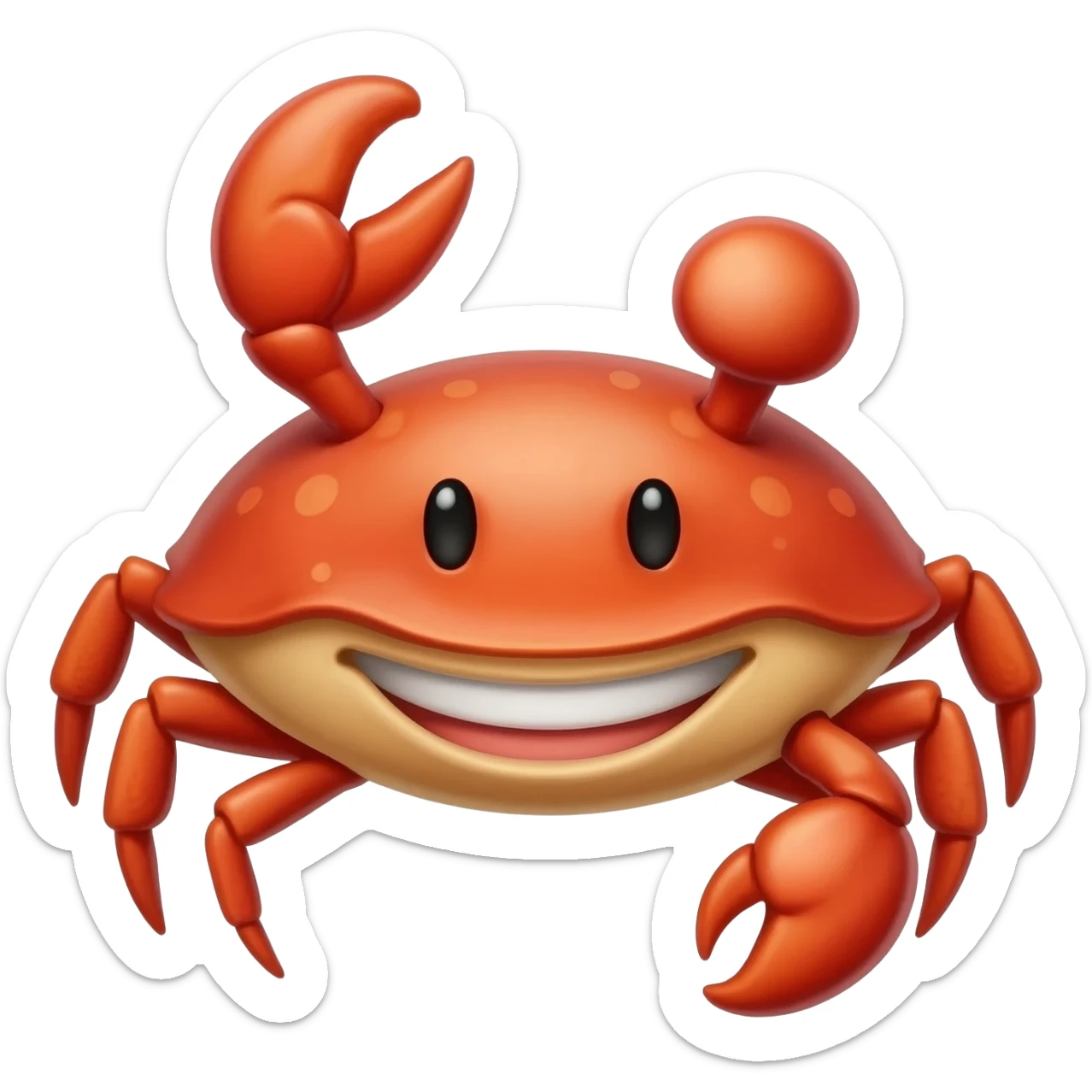 crab that talks sticker