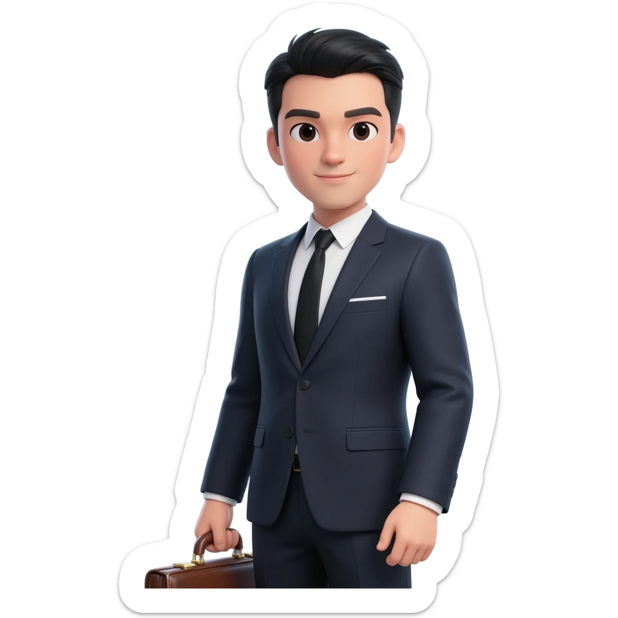 a business man sticker