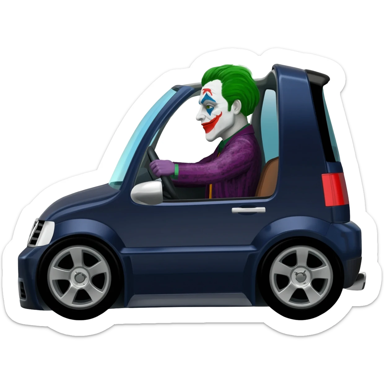 GTI joker sticker