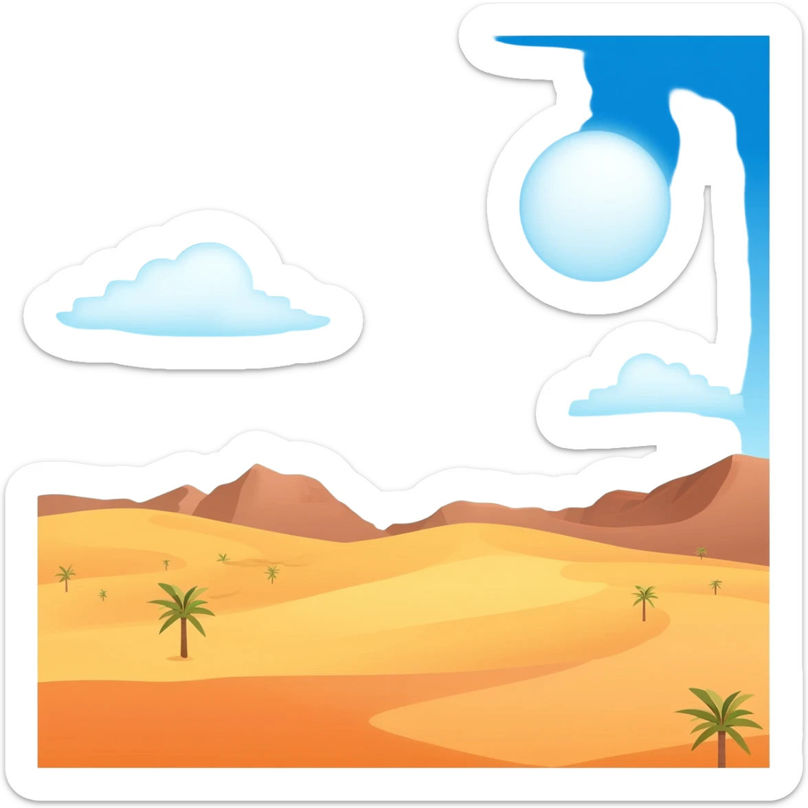 Arabian Desert sticker