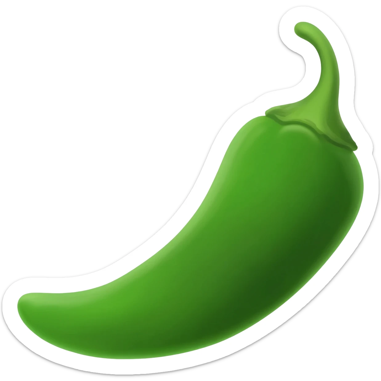 green chili pepper sticker
