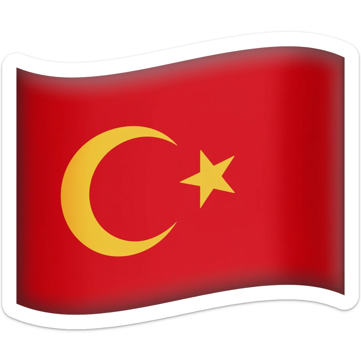 Ottoman Empire emoji flag sticker