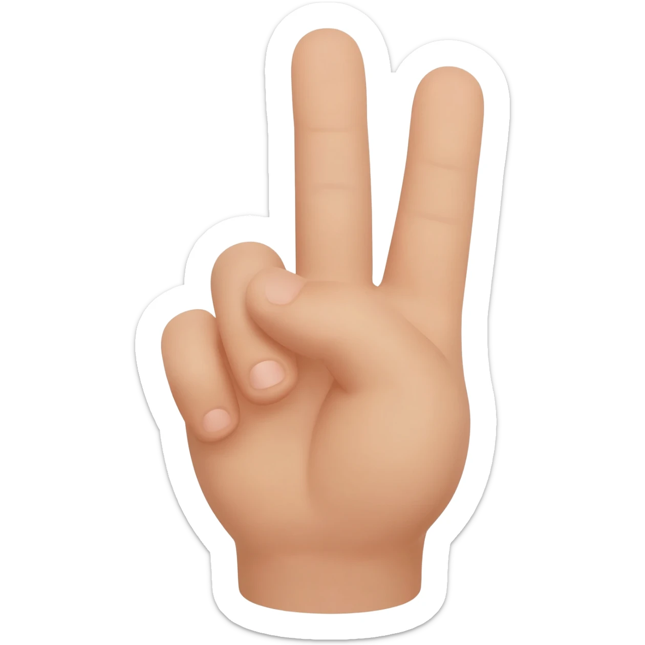 finger three sticker