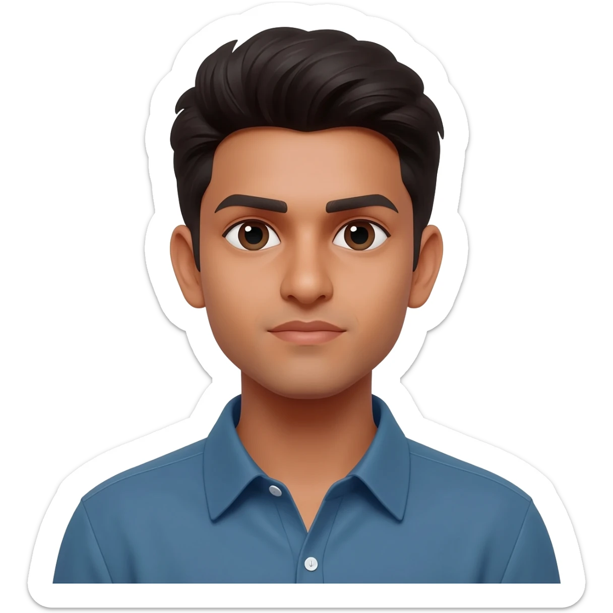 Indian young man at 25 years old  sticker