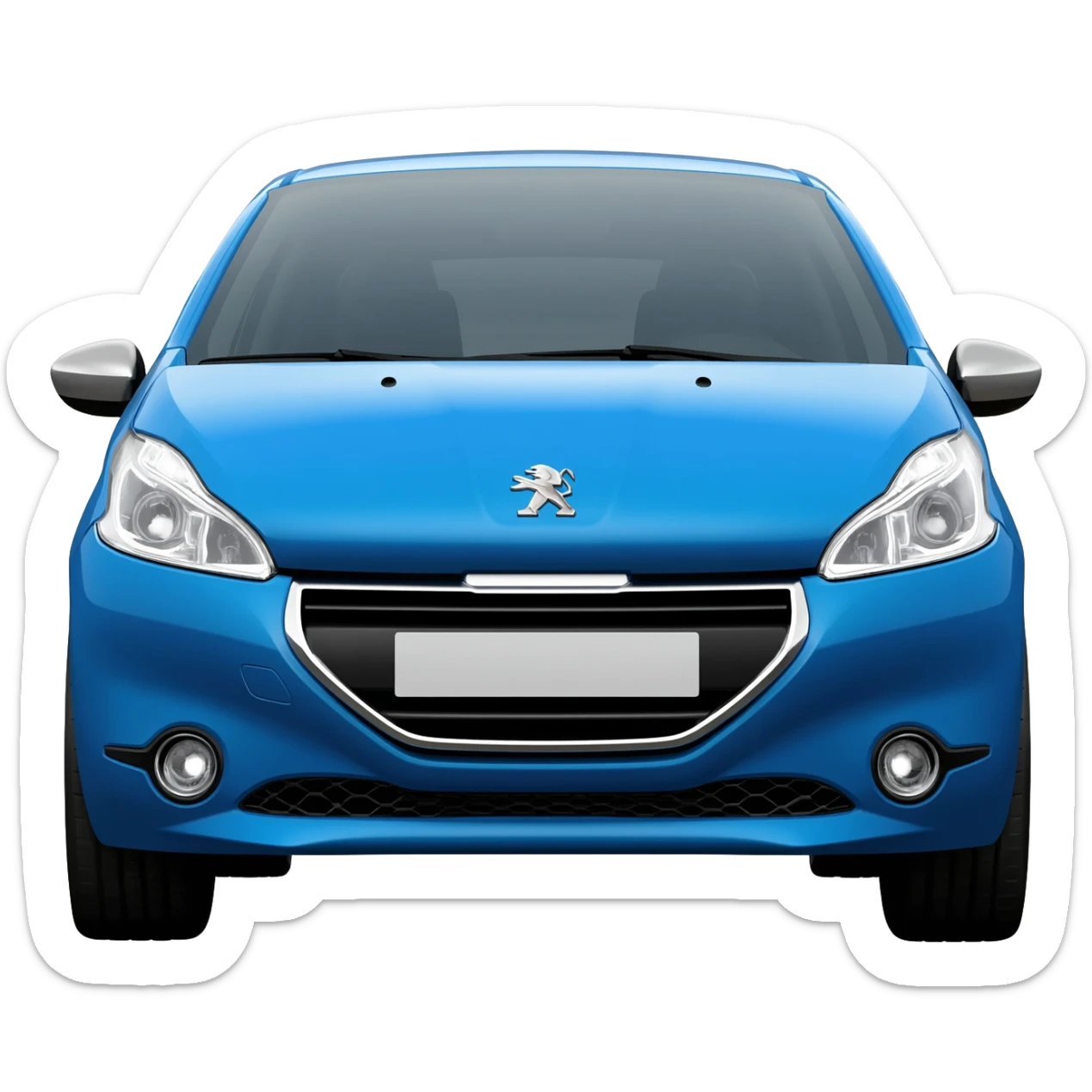 peugeot 208 2014 sticker