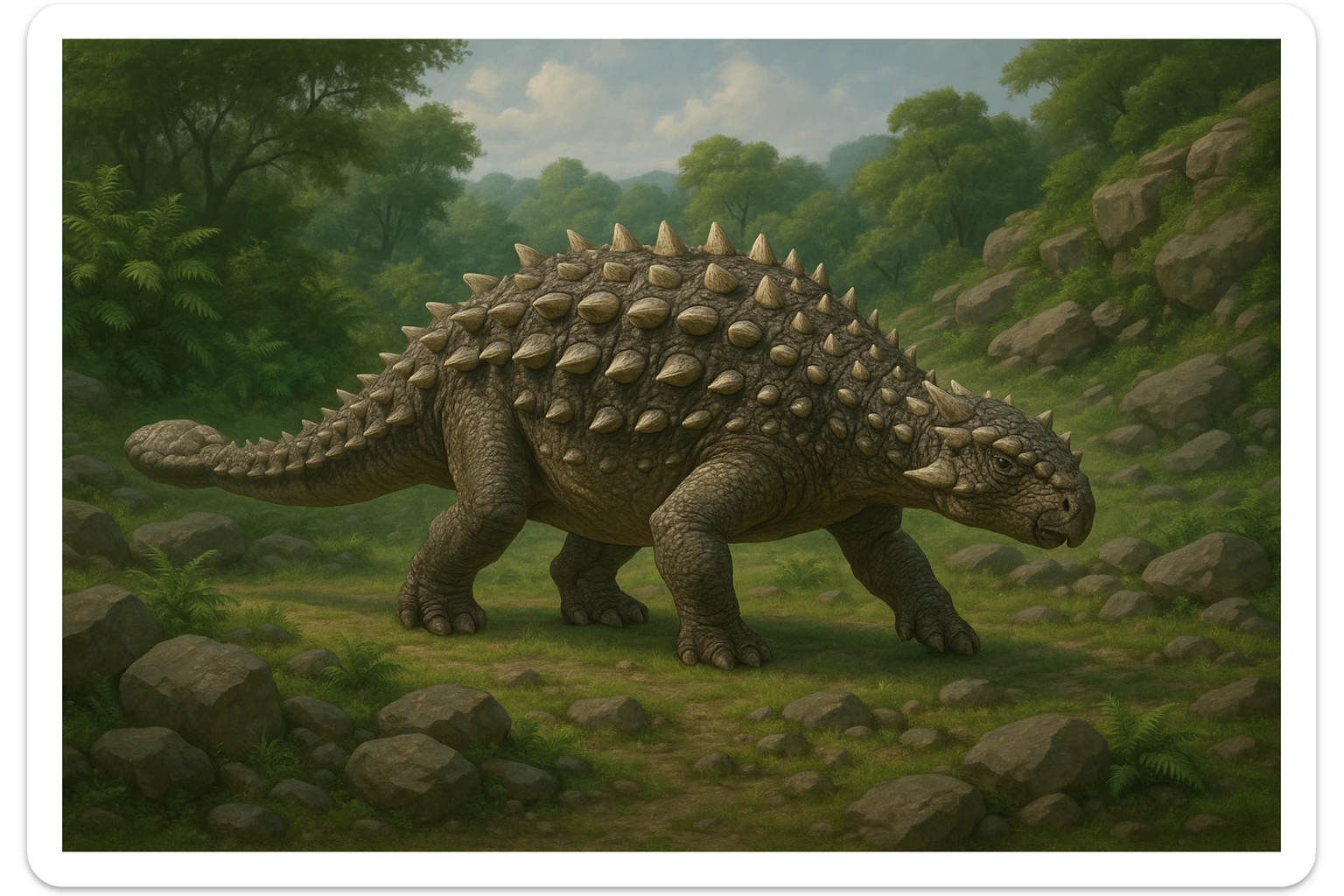 Anklyosaurus sticker