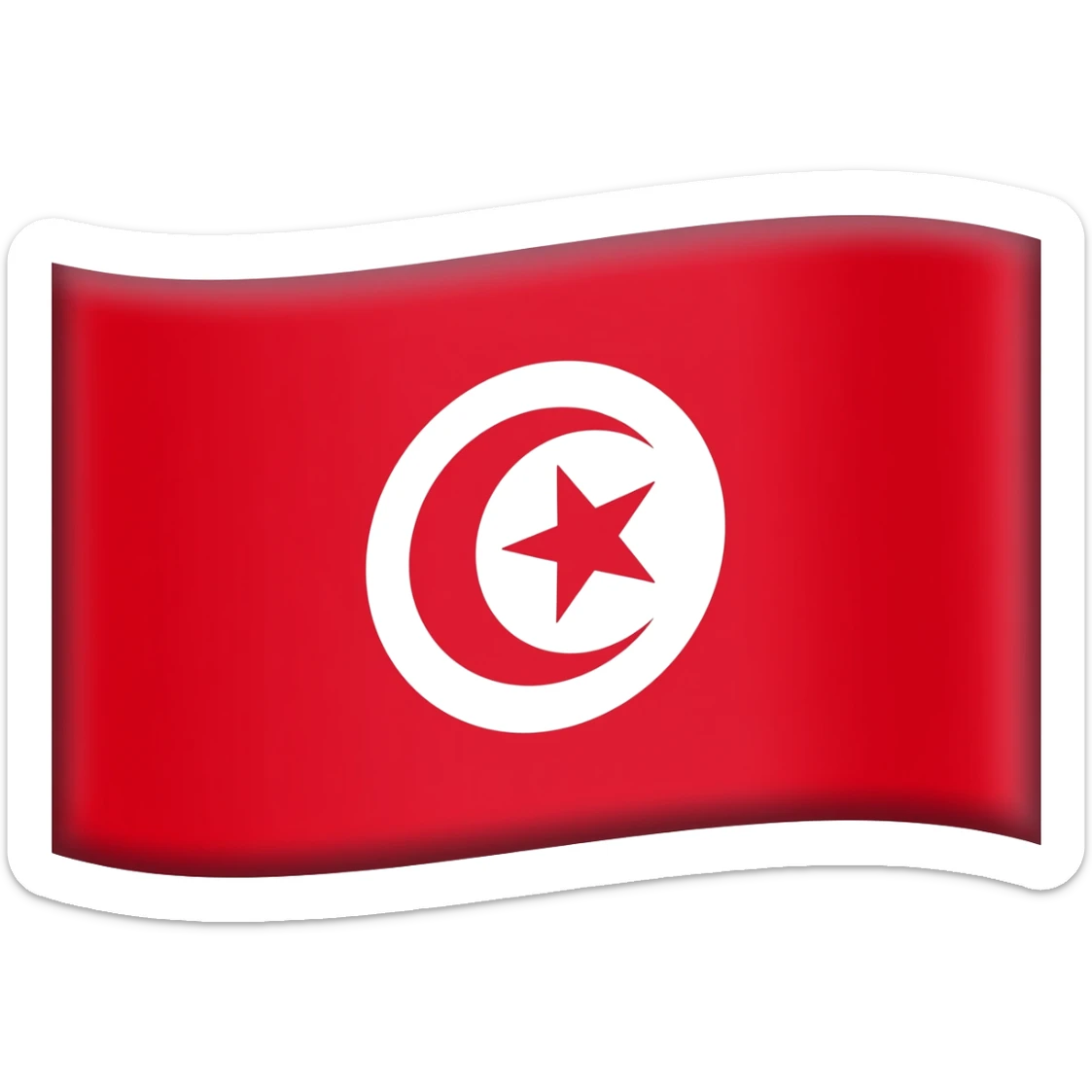 flag of Tunisia sticker
