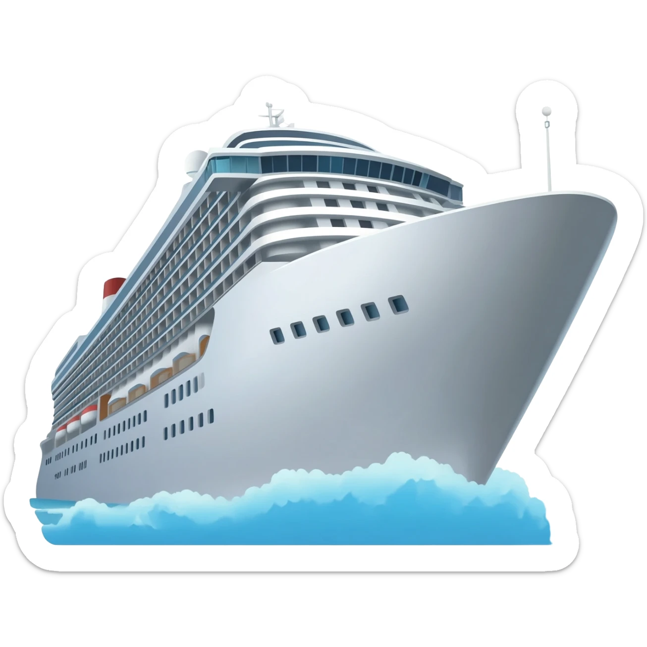 Cruise ship sticker
