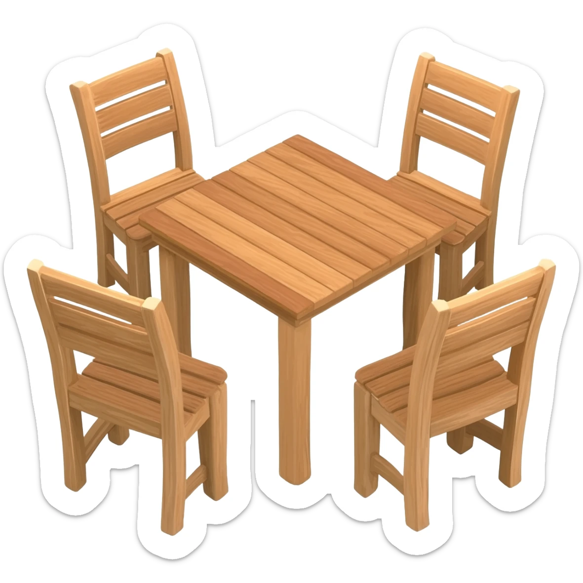 Garden furniture sticker