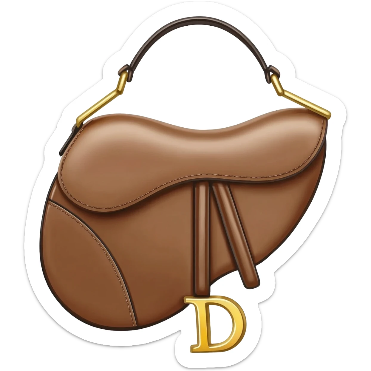 dior saddle bag sticker