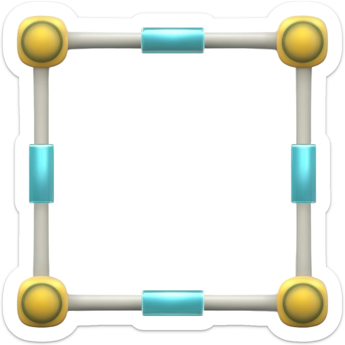 Neural network net frame  sticker