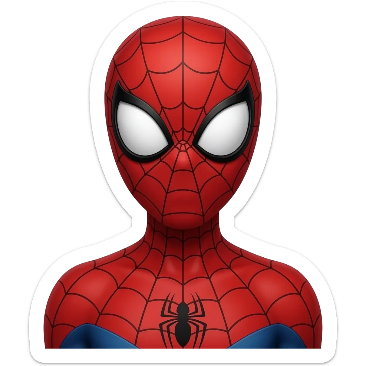 Spider-Man with heart eyes sticker
