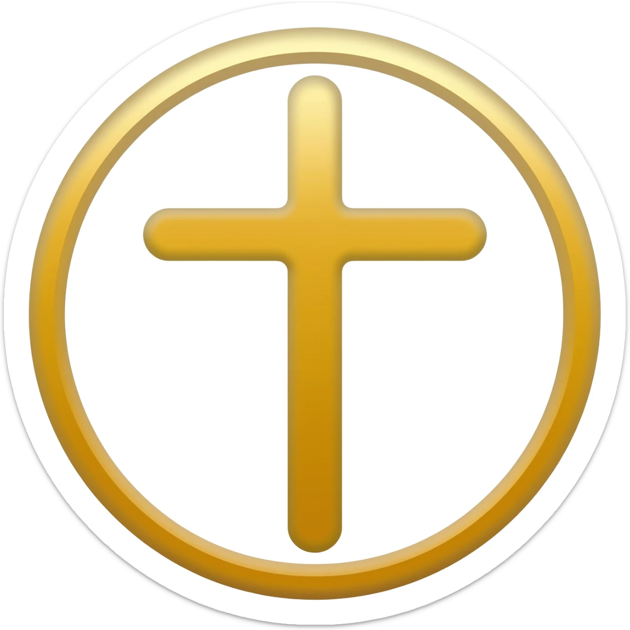 virtue catholic emblem sticker