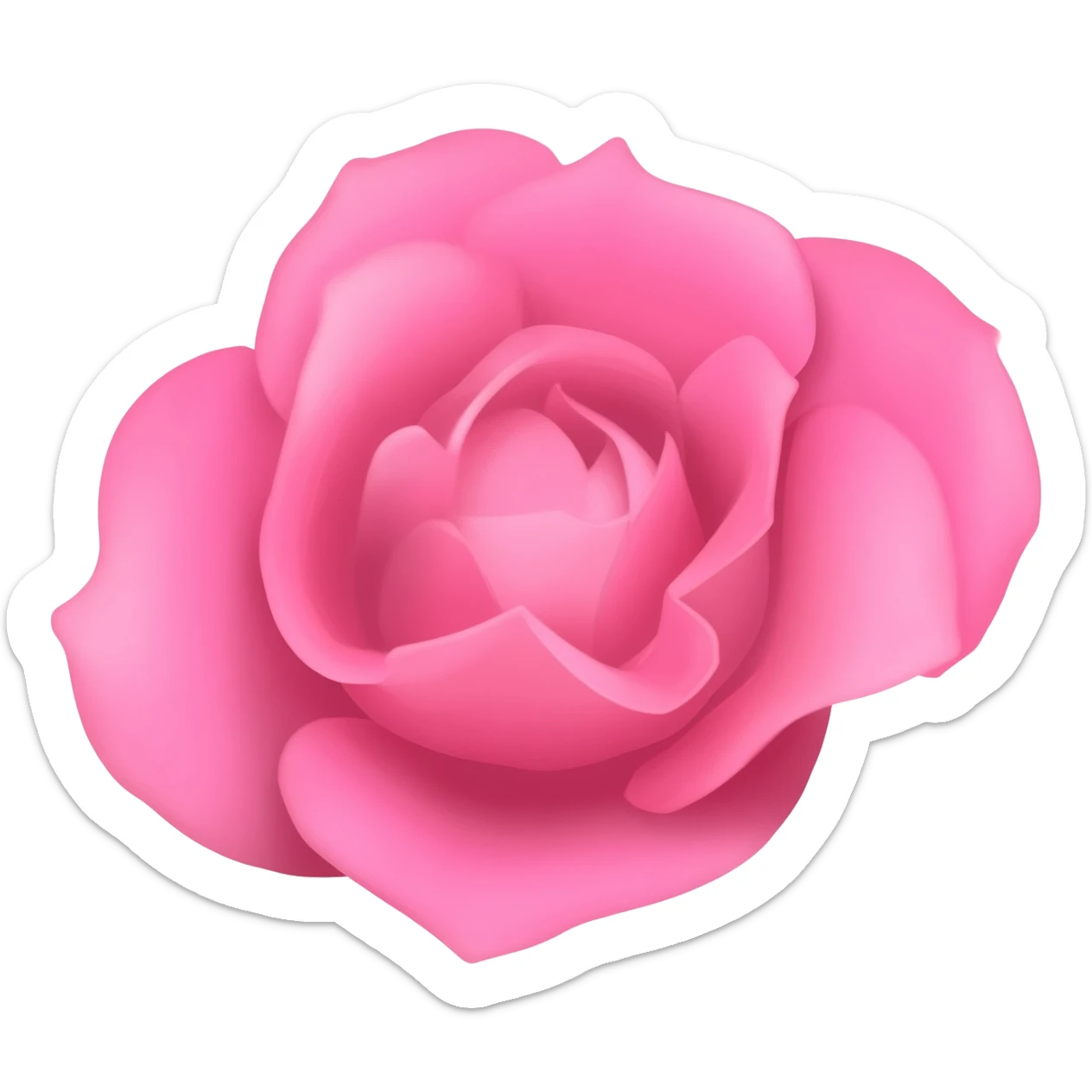 Rosa fundo rosa sticker