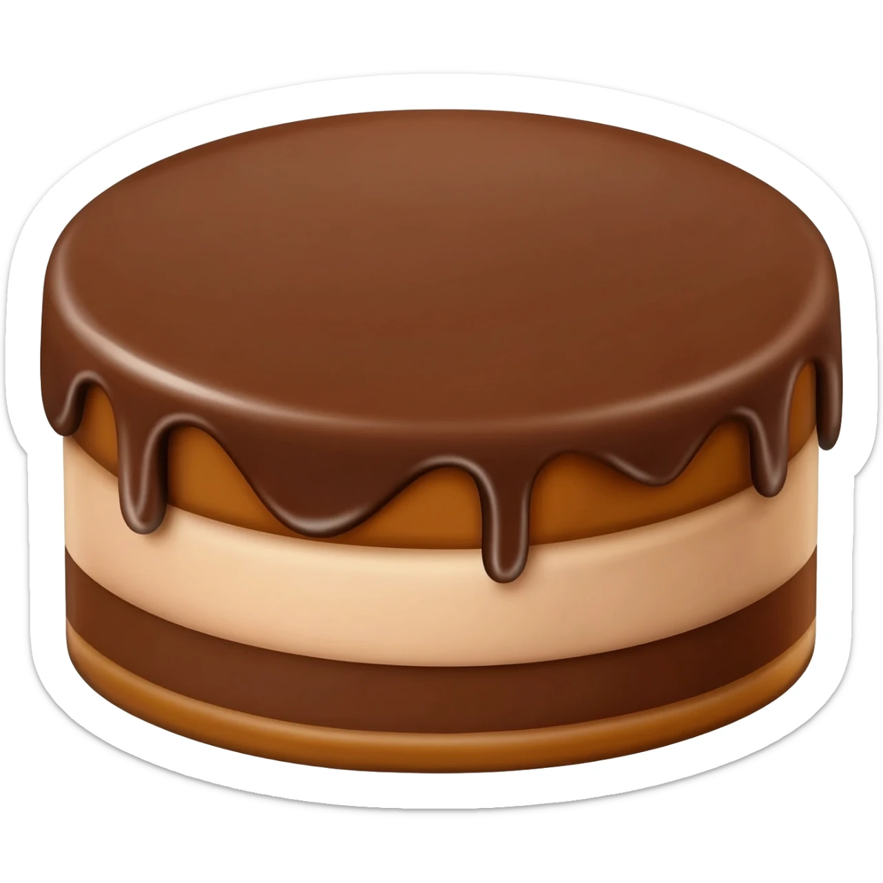 Chocolate cake sticker