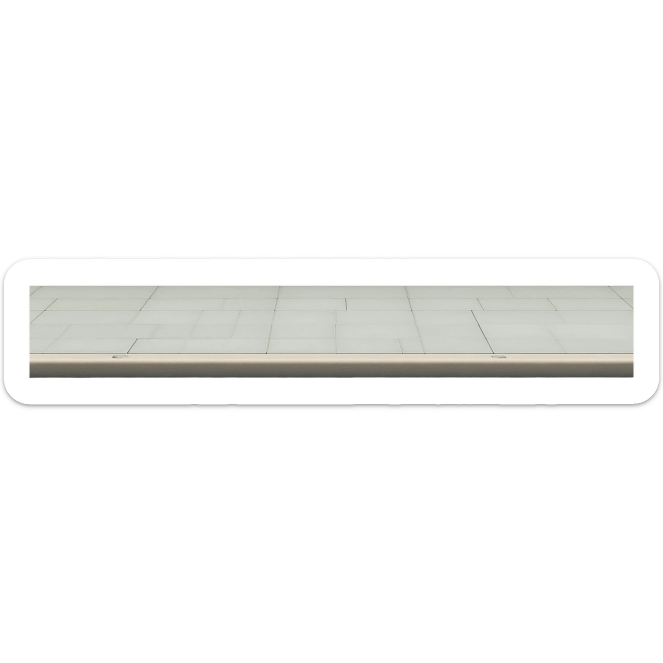 Street Sidewalk only pavement sticker