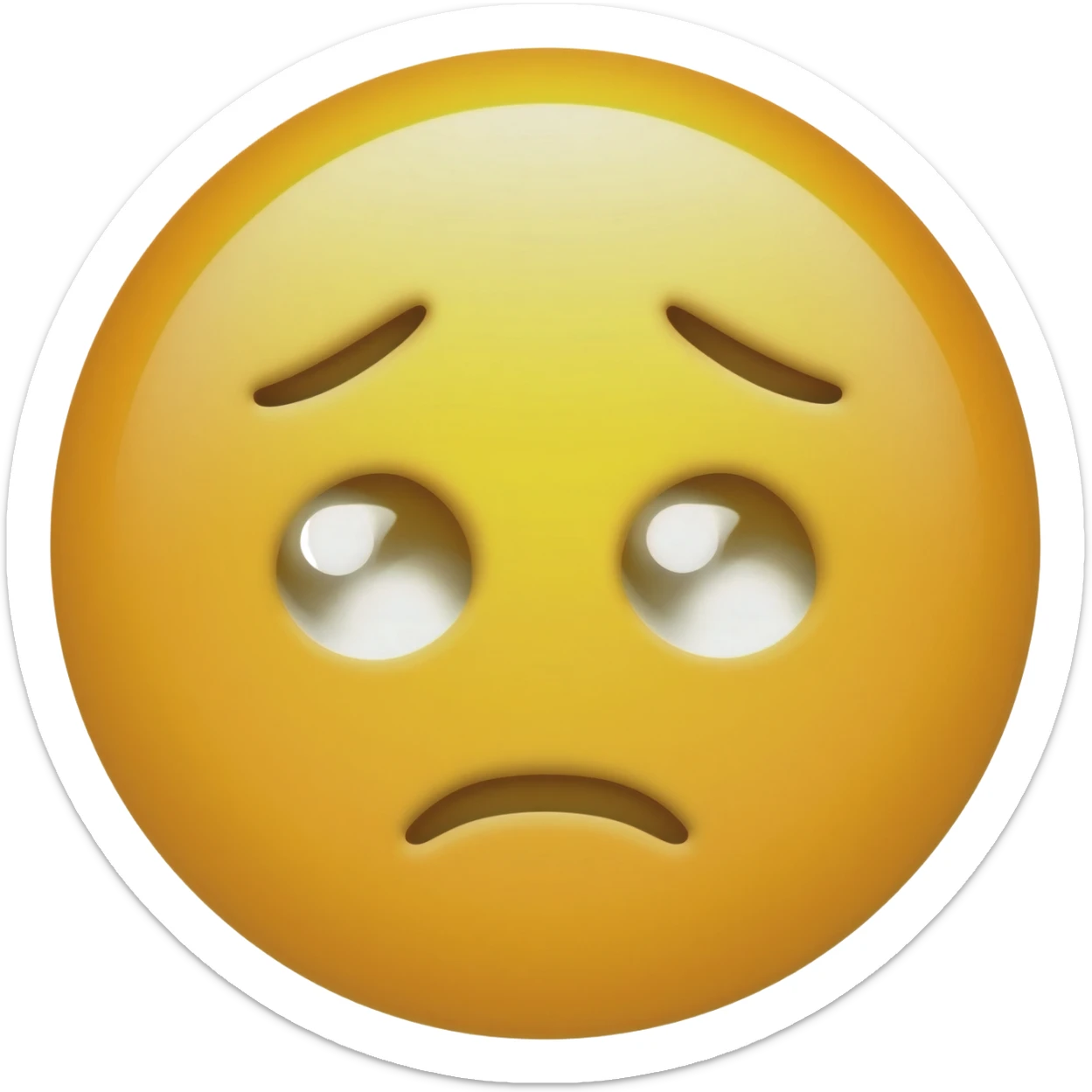 emoticones de aburrido sticker