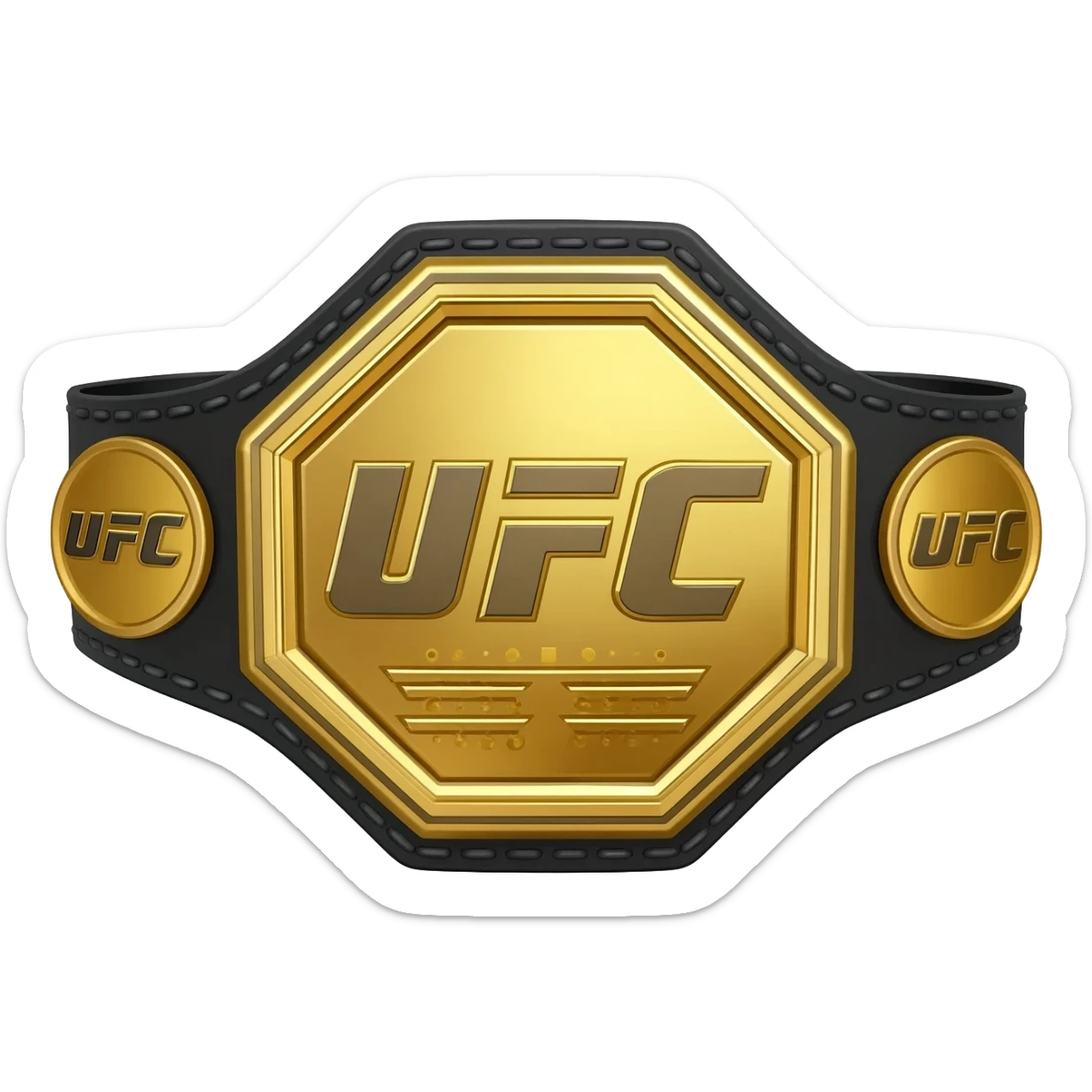 Faça um emoji de cinturão do ufc sticker