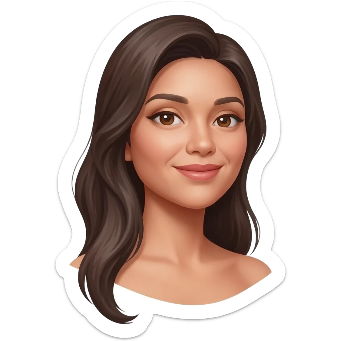 Black triangle studded top bikini Filipino girl age 20s slim with high heels  sticker