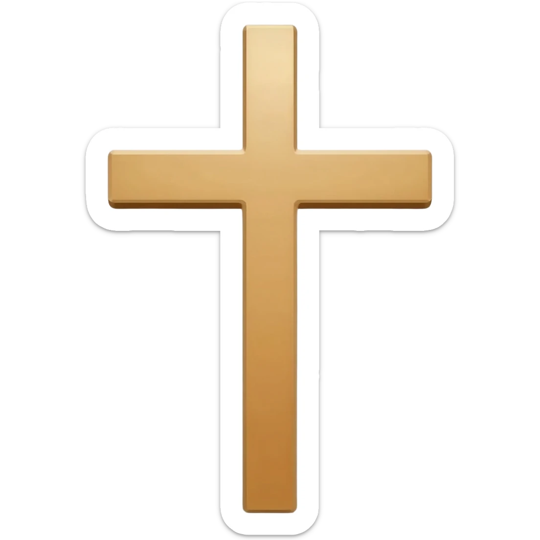 cross emoji sticker