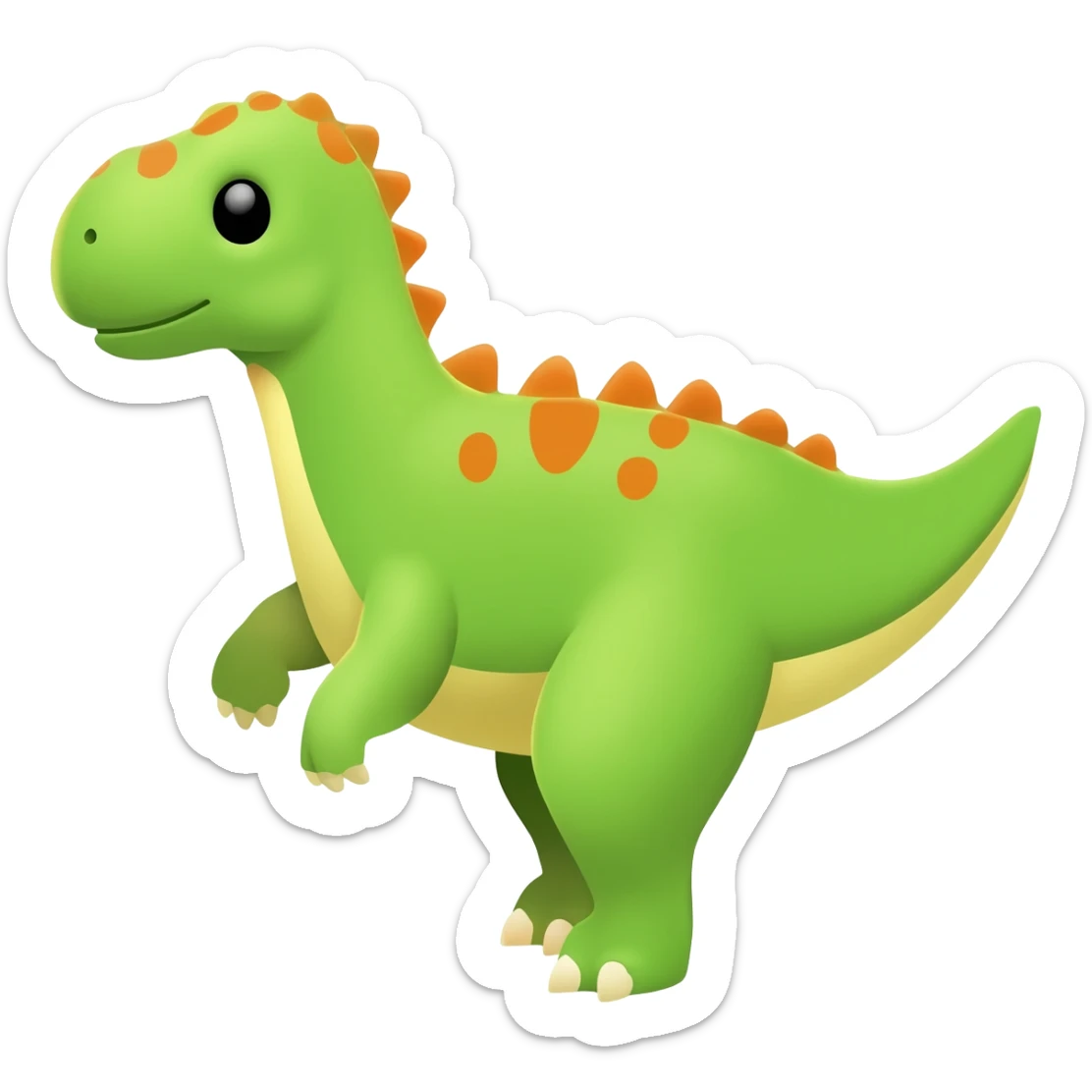 Cute dinosaur sticker
