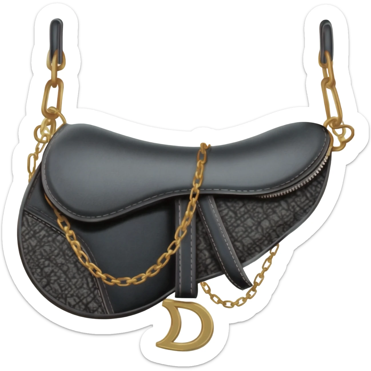 dior saddle bag sticker
