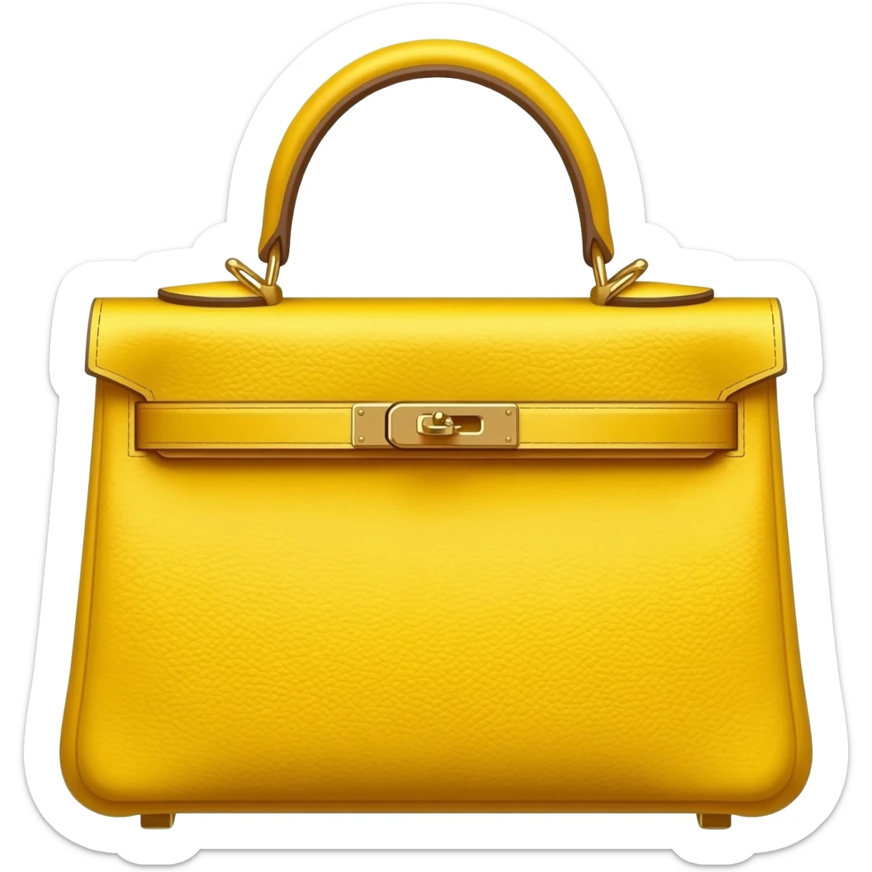 butter yellow matte birkin hermes bag sticker