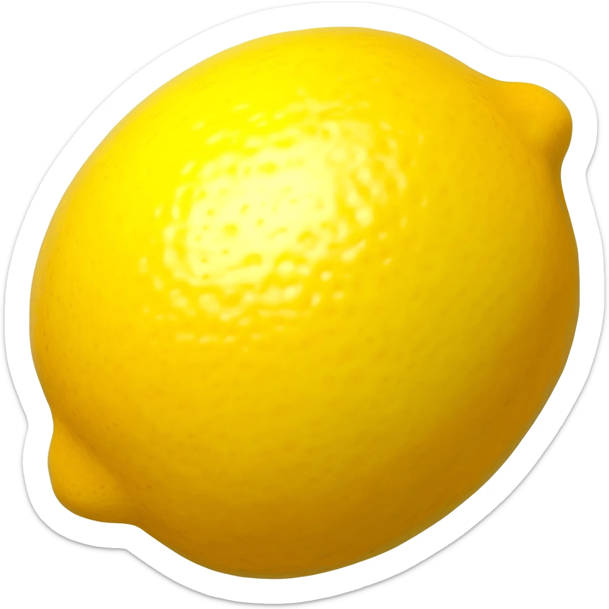 Lemon sticker
