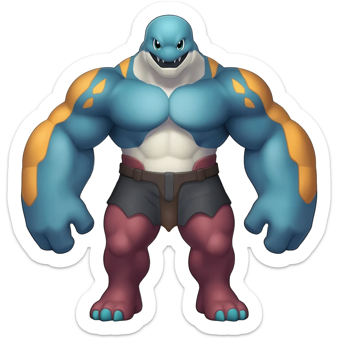 tough cool Noibat-Noivern-Trico-Scyther-Nargacuga-Litten-Hybrid sticker