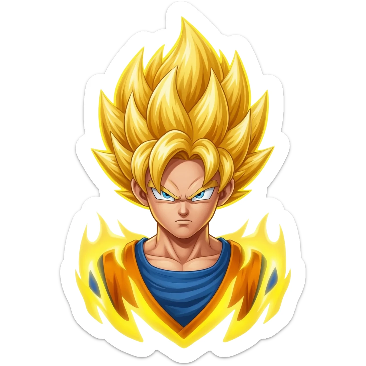 Goku instinto superior sticker