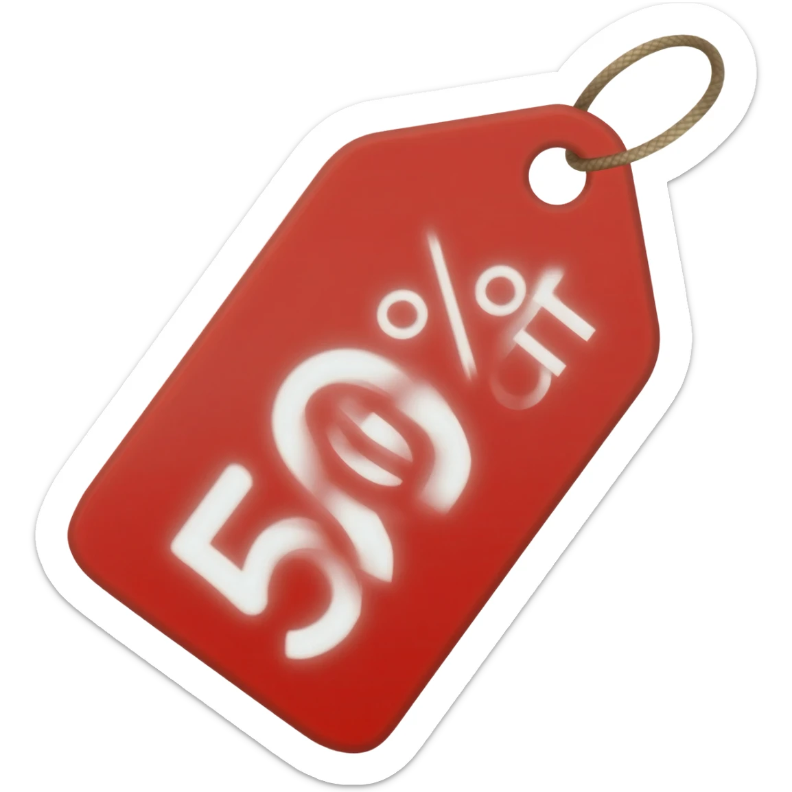 Crea un emoji de descuento sticker