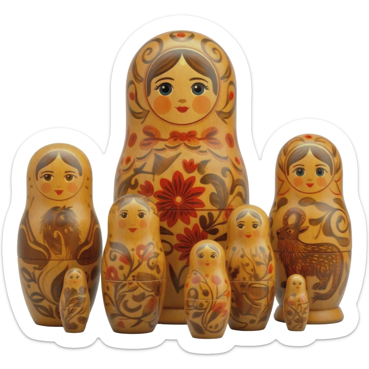 Nesting Doll sticker