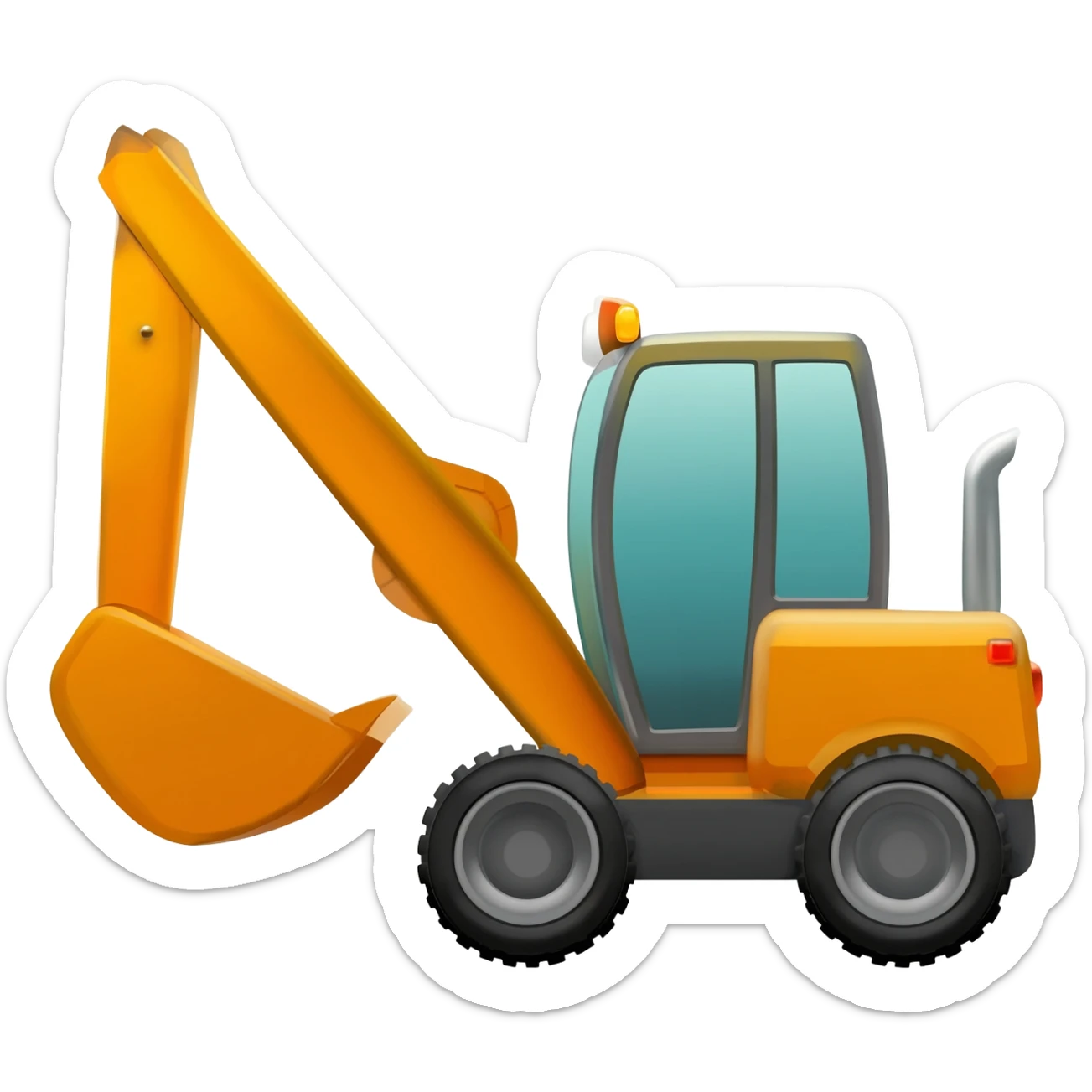 Bulldozer sticker