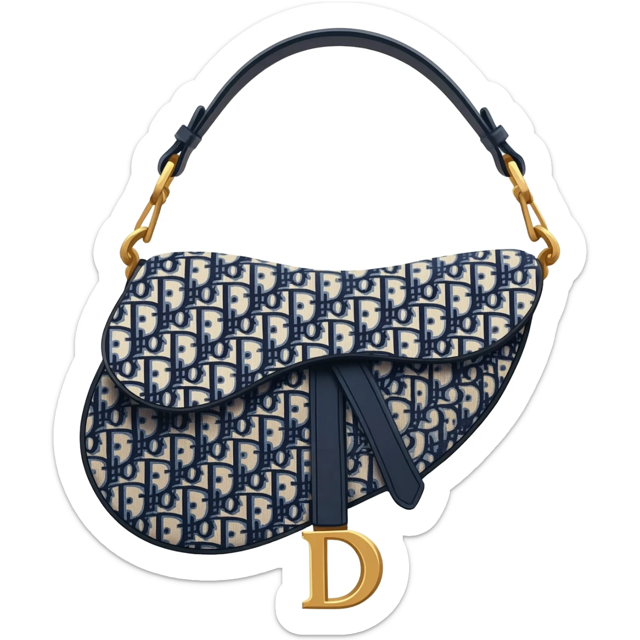 dior saddle bag sticker