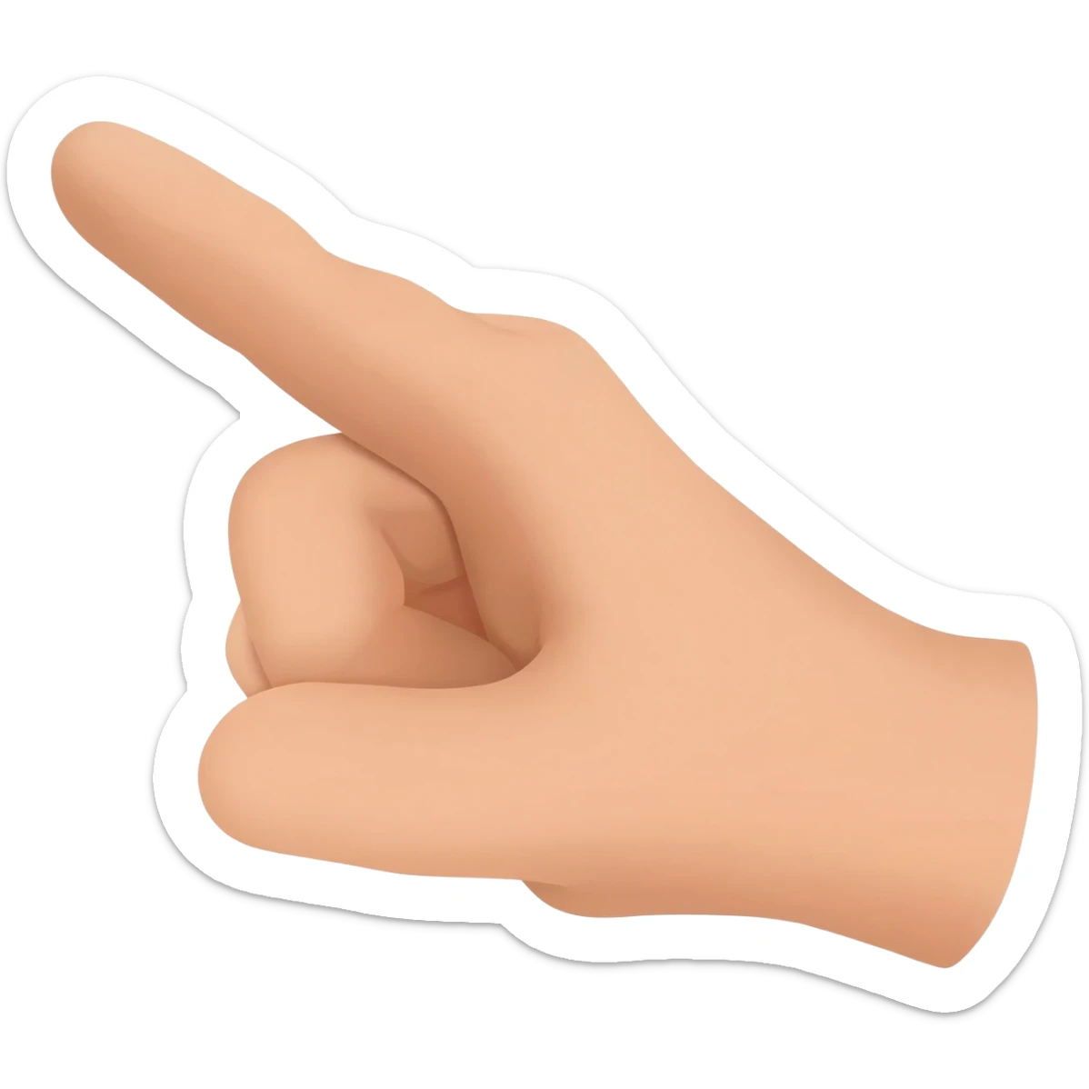 🖕🫰 fondi queste nella stessa mano sticker