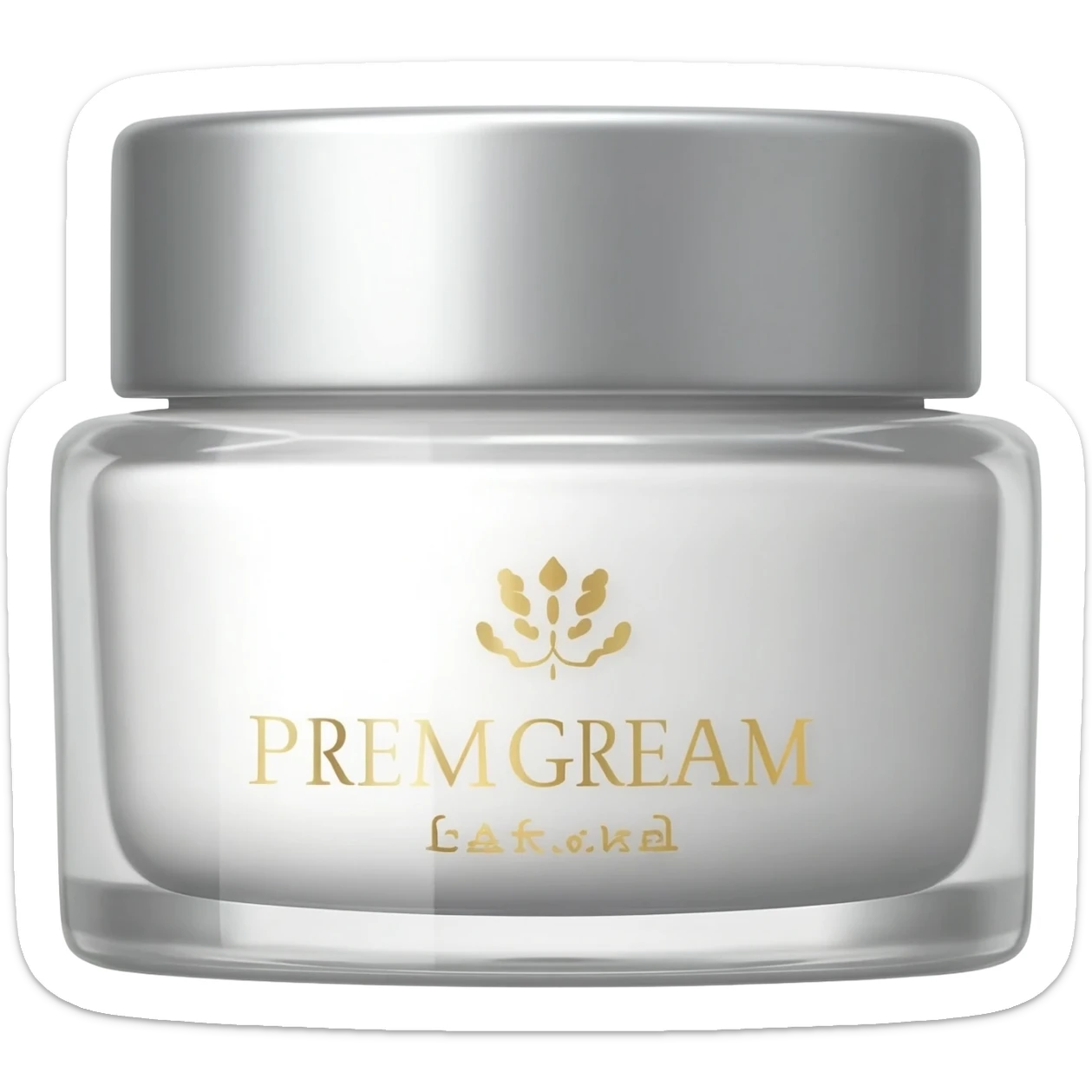 Premium Face Cream sticker