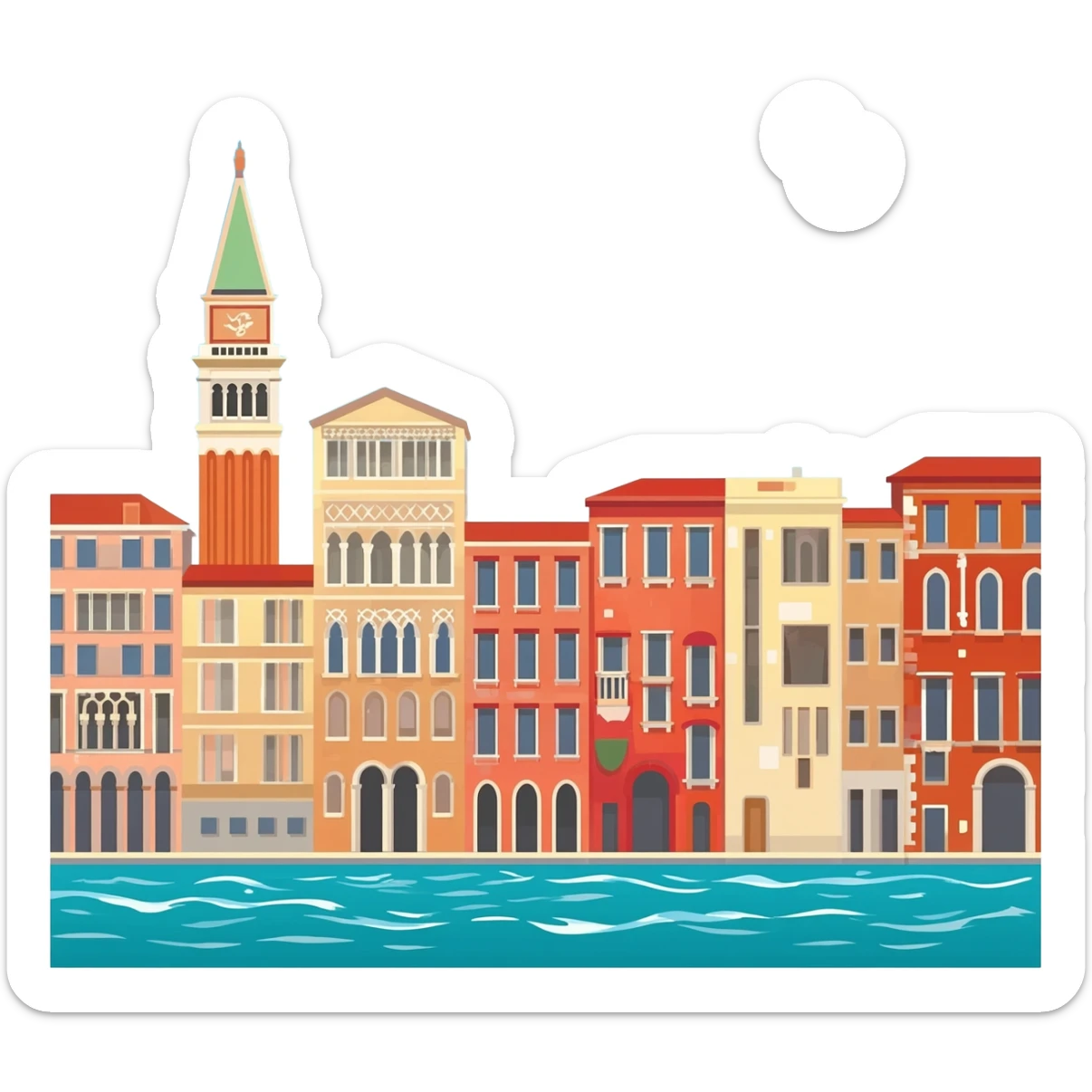Venice Carnival sticker