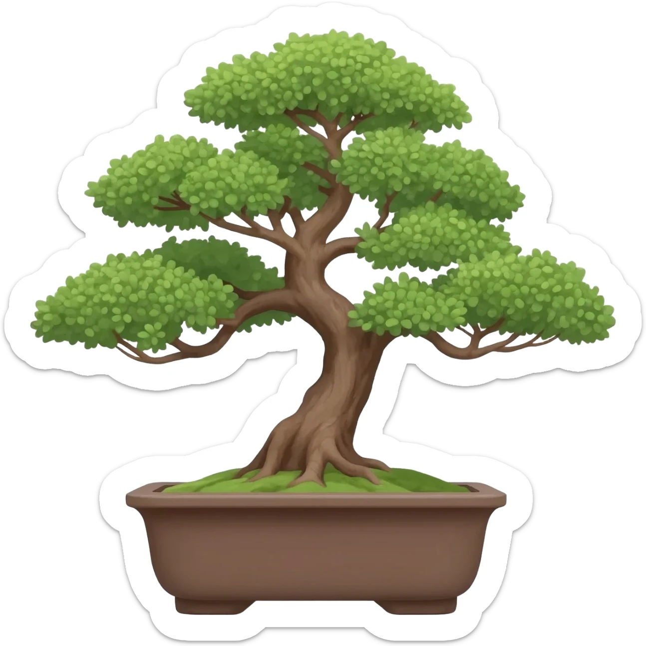 Bonsai tree sticker