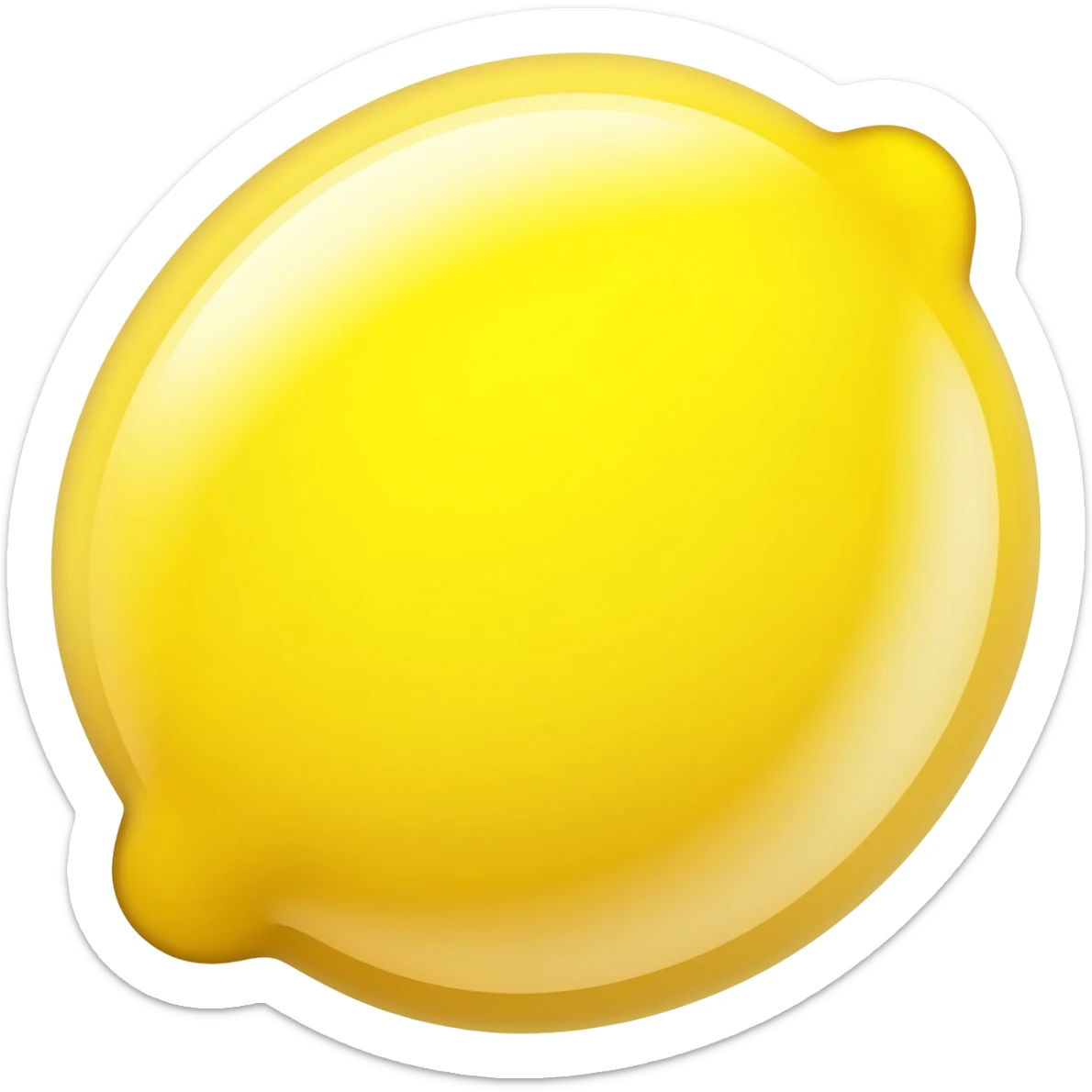 slot machine lemon symbol, refreshing looking and delicious sticker