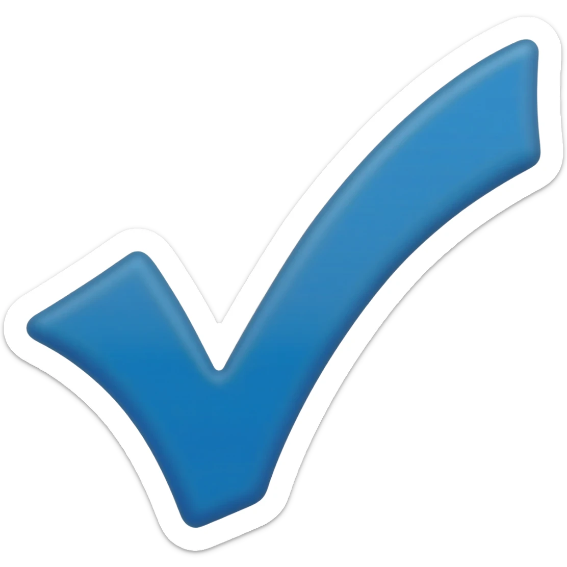 Verificado azul palomita sticker