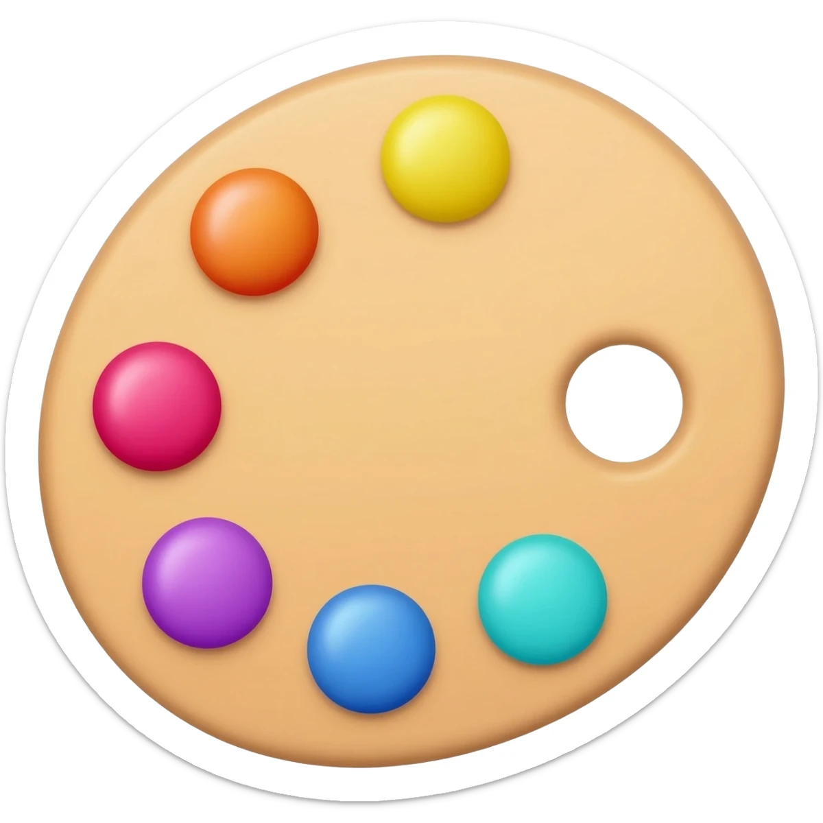 Paint Emoji sticker