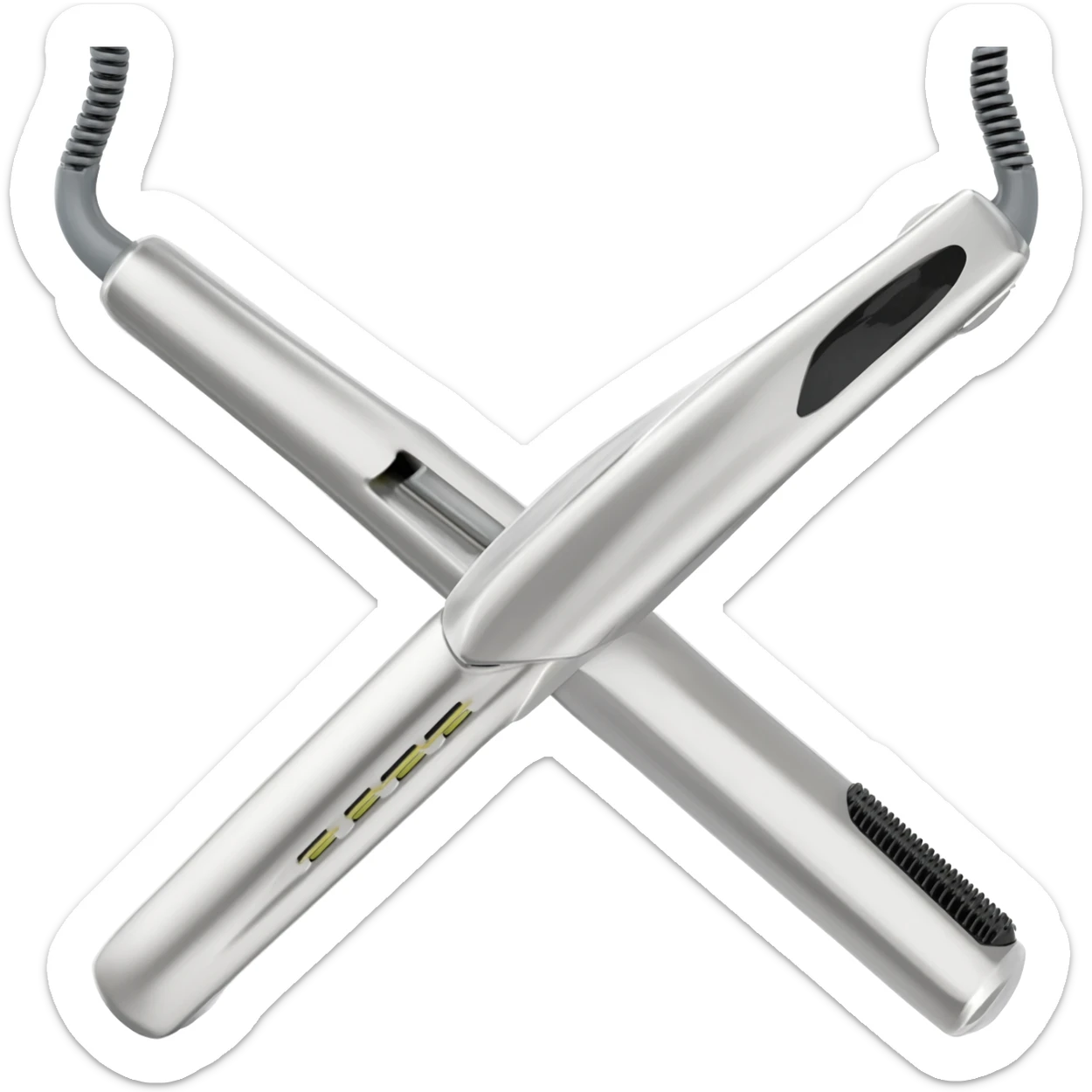 Plancha de cabello sticker