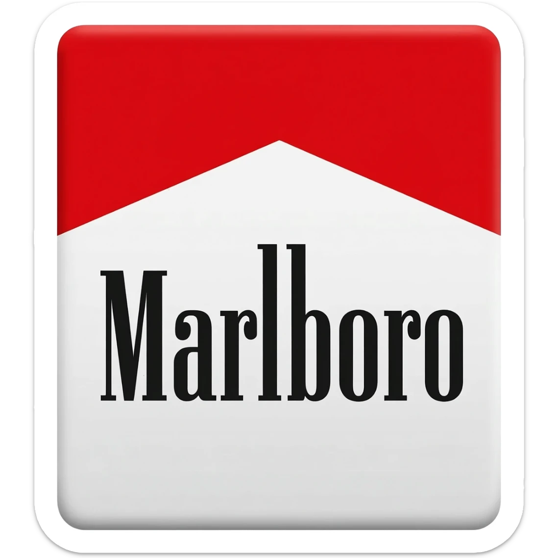 marlboro red soft pack sticker