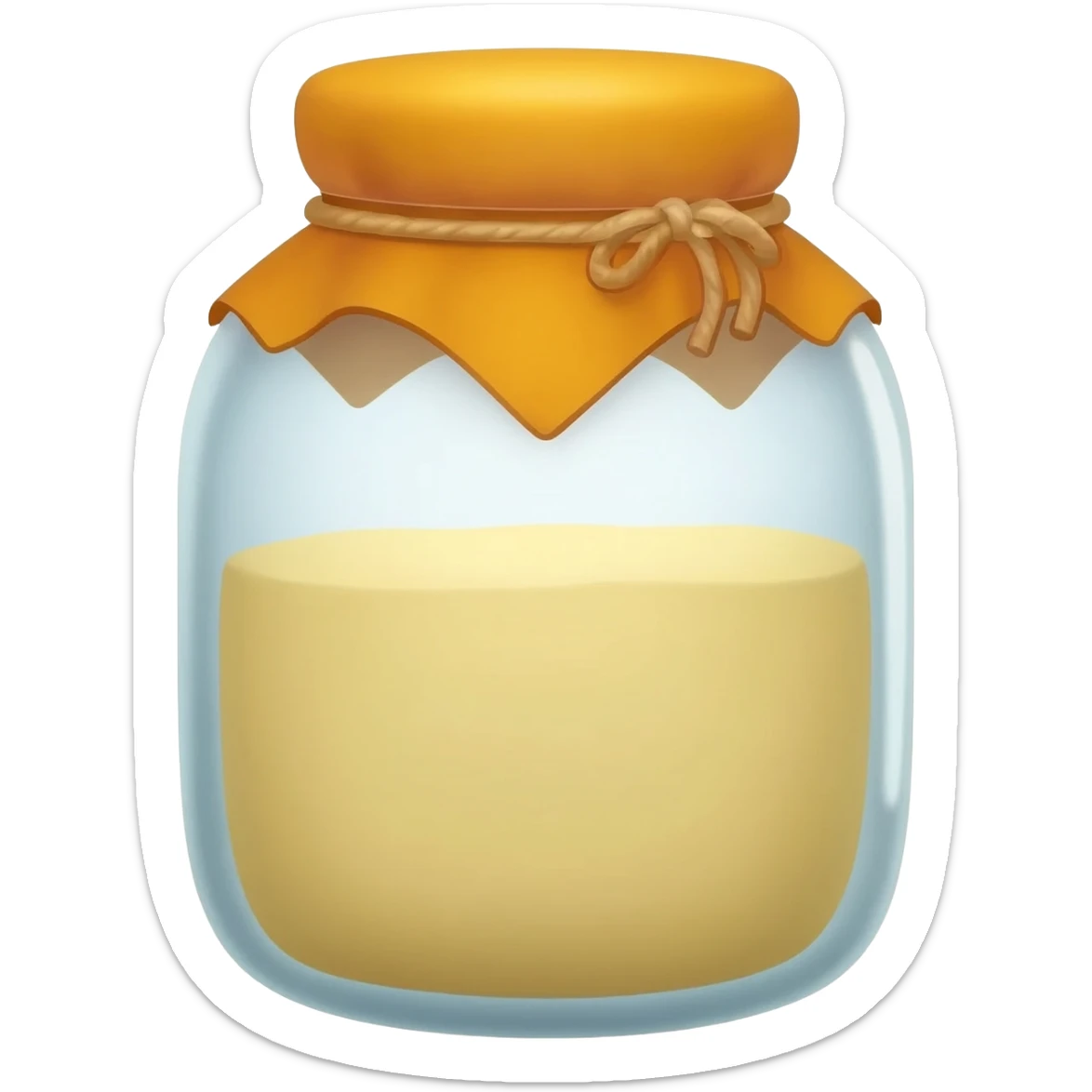 cute jar sticker