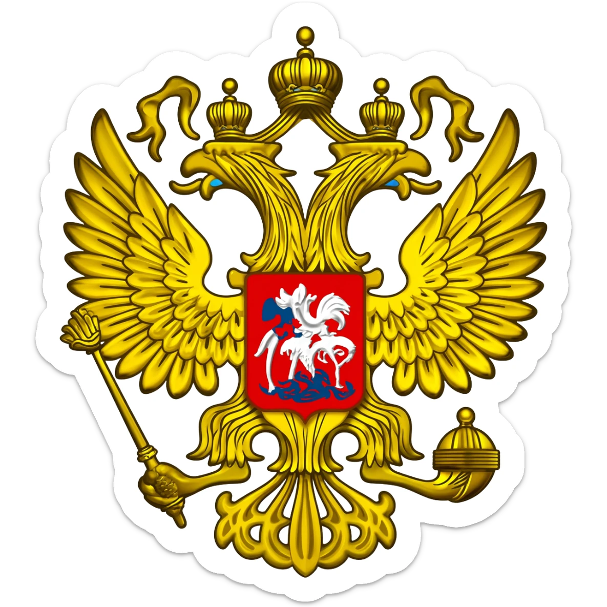 Coat of arms of the Russian Federation sticker