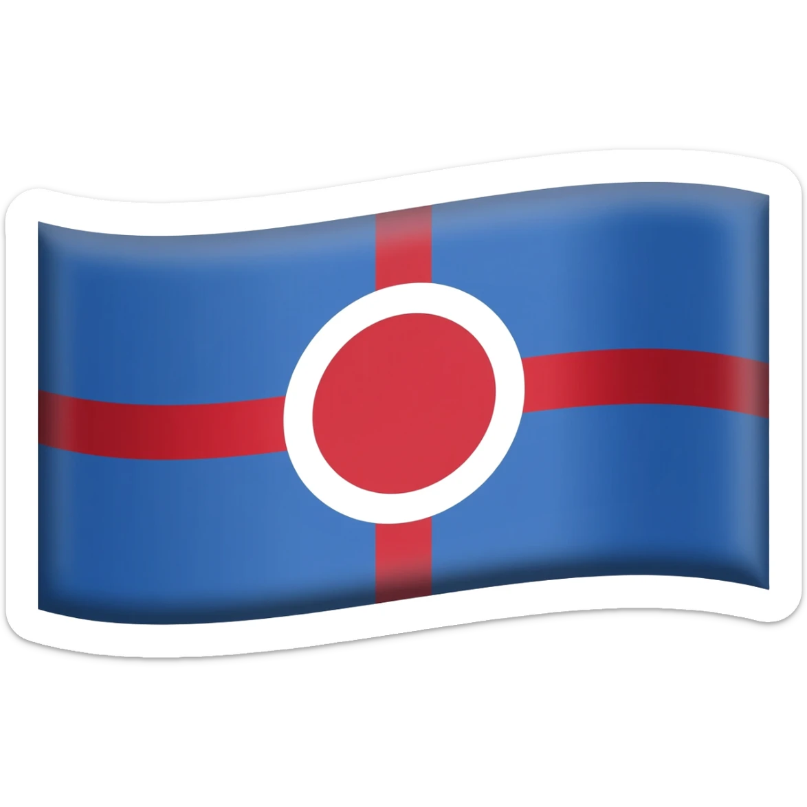 drapeau ville de lyon sticker