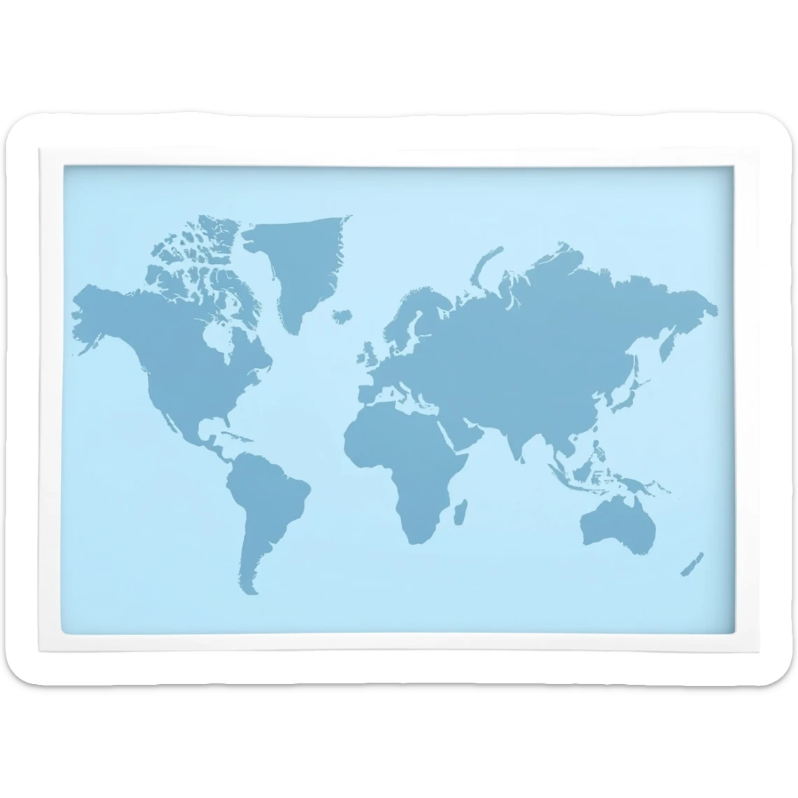 World on Paper sticker