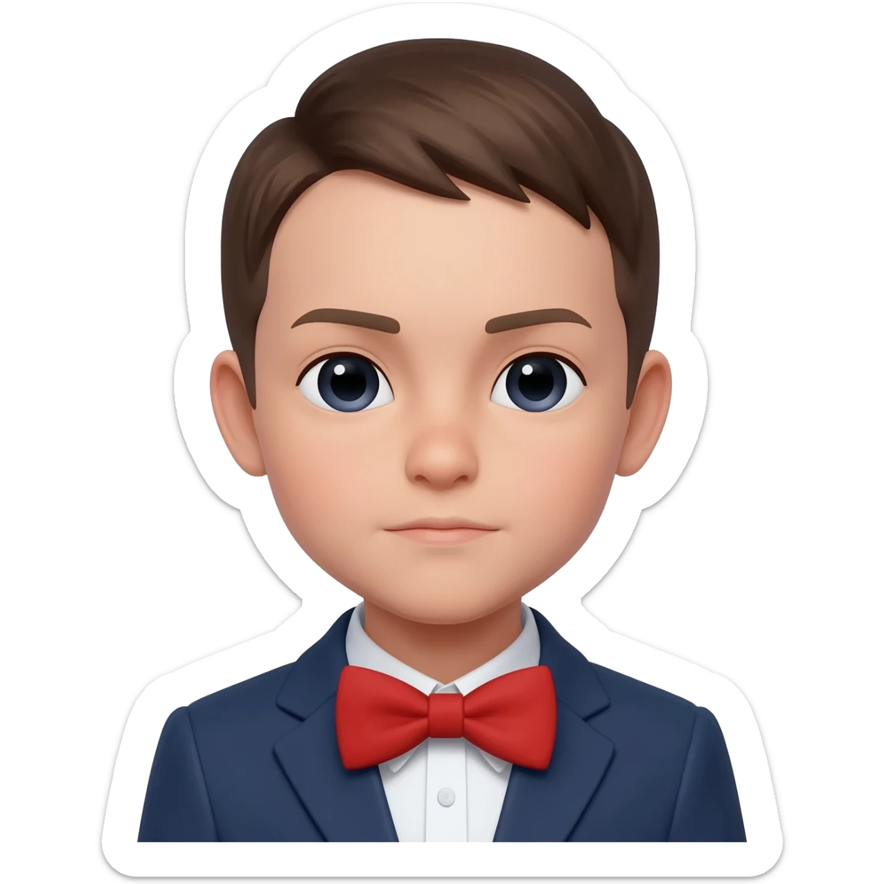 child-bowtie sticker